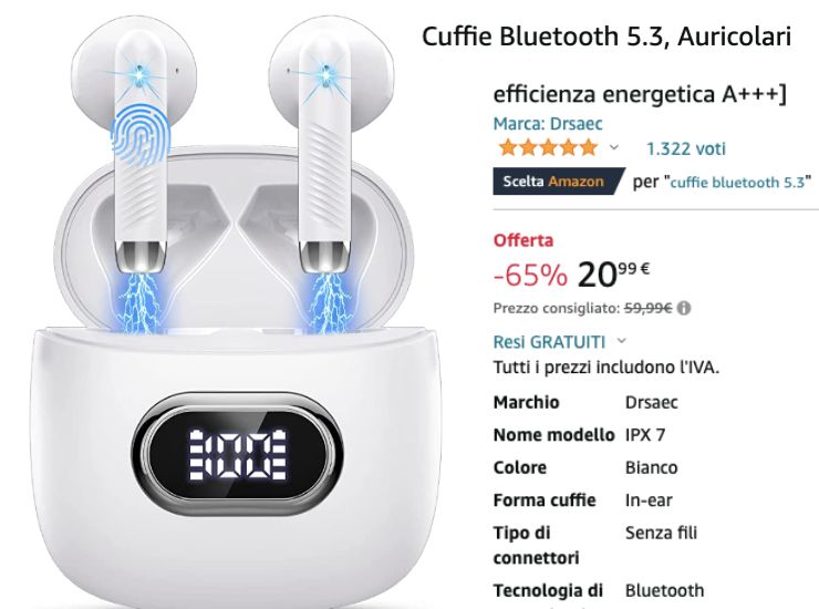 Cuffie Bluetooth Amazon