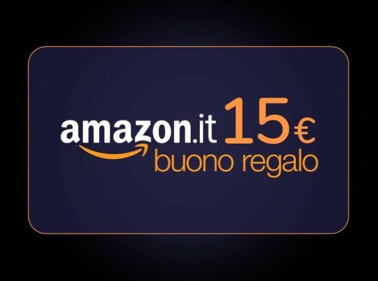 Buoni Amazon 15 euro senza acquisti