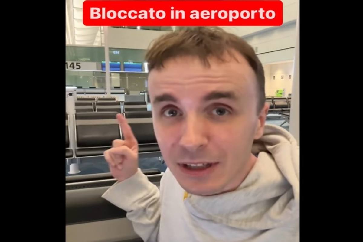 Youtuber bloccato in aeroporto